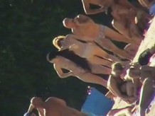 Brunette teen beach nudist clip