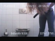 Amateur hot blonde pissing on hidden cam