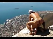 Amateur couple suck and fuck above Cape Town