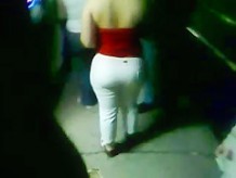 PAWG outside the club