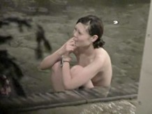 Asian girl is sitting naked getting sweated in the sauna nri026 00